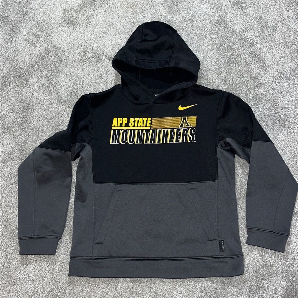 Nike Appalachian App State Mountaineers youth kids hooded hoodie Sweatshirt M